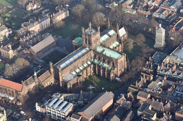 Impressive aerial pictures capture Chester from the sky